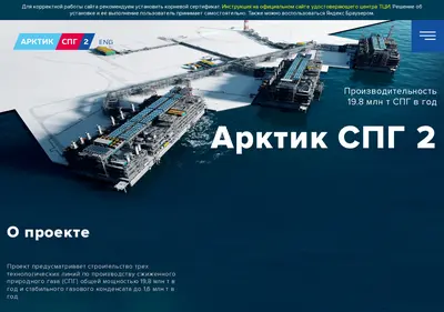 Снимок главной страницы arcticspg.ru