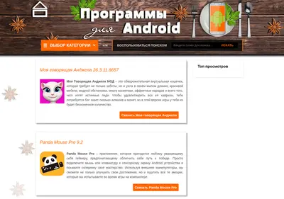 Снимок главной страницы androidfeel.ru