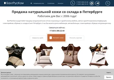 Снимок главной страницы baltruscom.ru