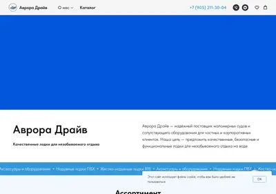 Снимок главной страницы avroradrive.ru