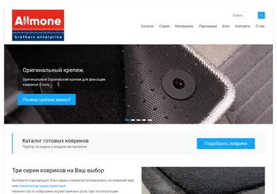 Снимок главной страницы allmone.ru