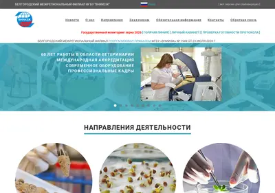 Снимок главной страницы belmvl.ru