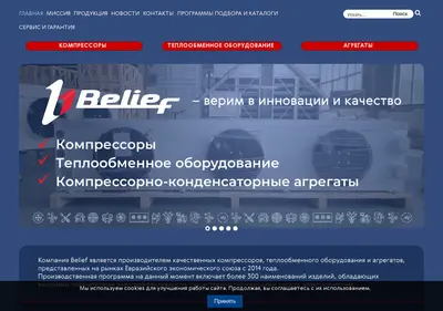 Снимок главной страницы belief.su