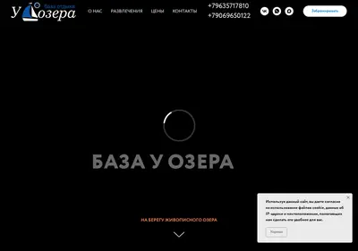 Снимок главной страницы bazauozera.ru