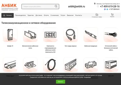 Снимок главной страницы anbik.ru