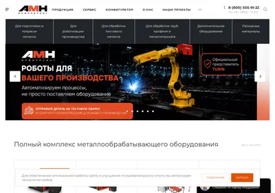 Снимок главной страницы amn-stanki.ru