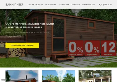 Снимок главной страницы banipiter.ru
