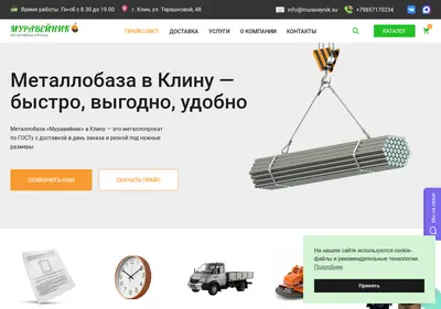 Снимок главной страницы muraveynik.su