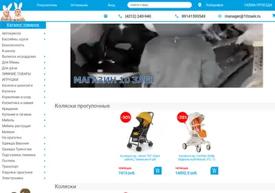Снимок главной страницы 10zaek.ru