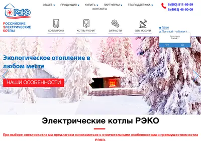 Снимок главной страницы reko.su