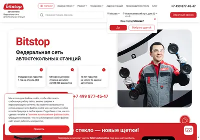 Снимок главной страницы bitstop.ru