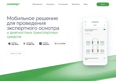 Снимок главной страницы carinspect.ru