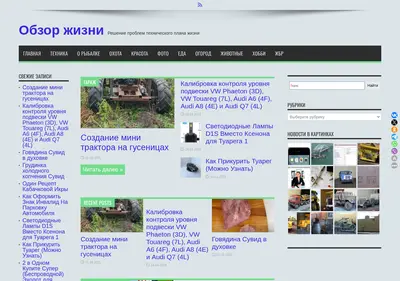 Снимок главной страницы avtoobzormira.ru
