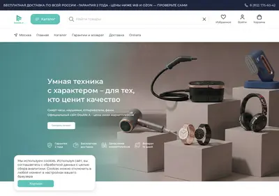 Снимок главной страницы aa-store.ru