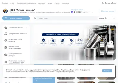 Снимок главной страницы ast-kom.ru