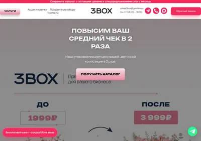 Снимок главной страницы 3box1.ru