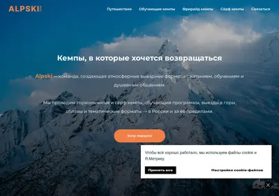 Снимок главной страницы alpskimsu.ru