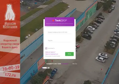 Снимок главной страницы tvoidvor.su