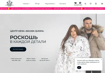 Снимок главной страницы bagirafurs.ru