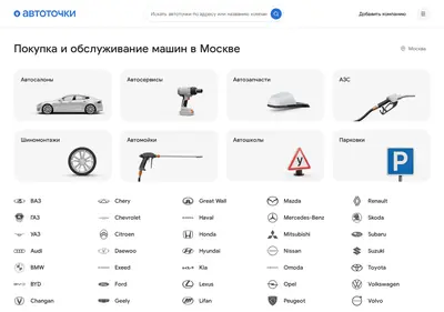 Снимок главной страницы avtotochki.ru