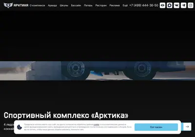 Снимок главной страницы arcticsport.ru