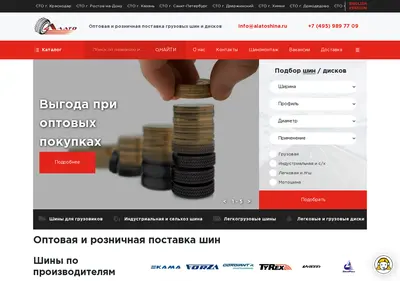 Снимок главной страницы alatoshina.ru