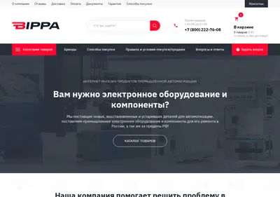 Снимок главной страницы bippa.ru