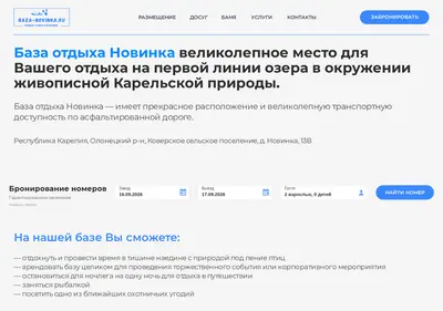 Снимок главной страницы baza-novinka.ru