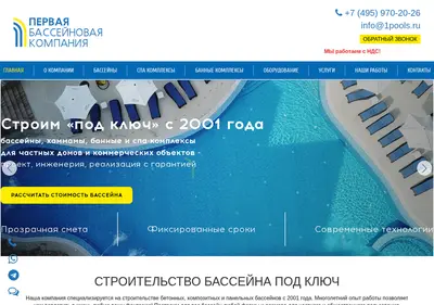 Снимок главной страницы 1pools.ru