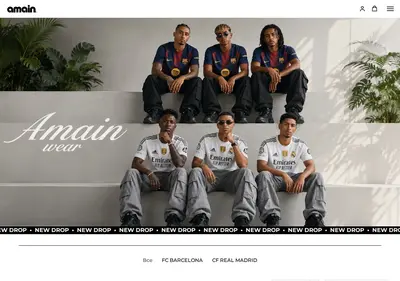 Снимок главной страницы amainwear.ru