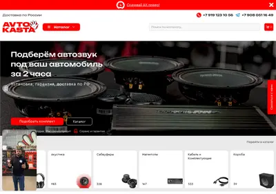 Снимок главной страницы avtokasta.ru