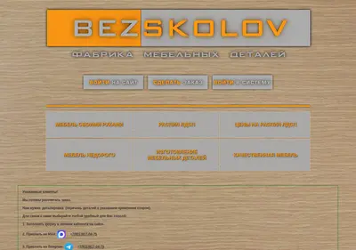 Снимок главной страницы bezskolov-spb.ru
