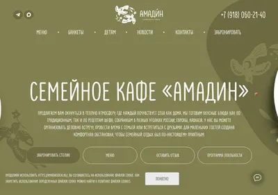 Снимок главной страницы amadinsochi.ru