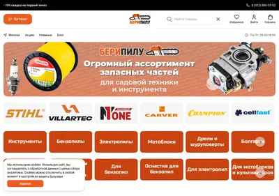 Снимок главной страницы beripilu.ru