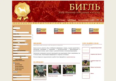 Снимок главной страницы beaglebase.ru