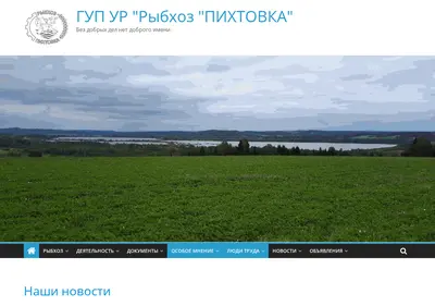 Снимок главной страницы pihtovka.ru