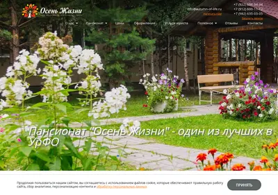 Снимок главной страницы autumn-of-life.ru