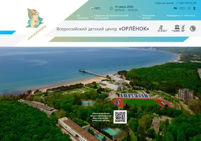 Снимок главной страницы center-orlyonok.ru