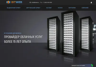 Снимок главной страницы bitweb.ru