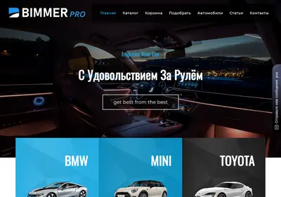 Снимок главной страницы bimmerpro.ru