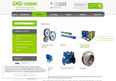 Снимок главной страницы bgd-service.ru