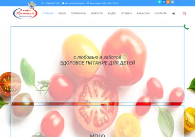 Снимок главной страницы alfaproviant.ru