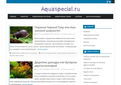 Снимок главной страницы aquaspecial.ru
