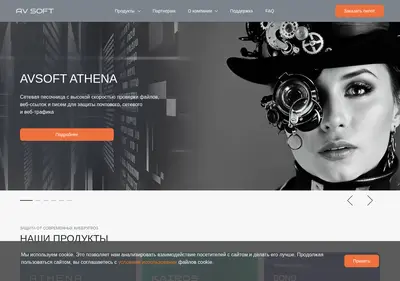 Снимок главной страницы avsw.ru