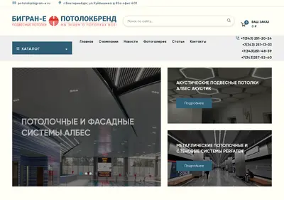 Снимок главной страницы bigran-e.ru