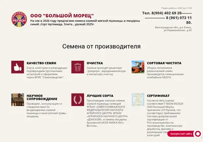 Снимок главной страницы bomorec.ru