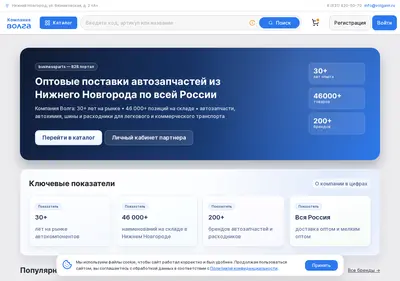 Снимок главной страницы businessparts.ru
