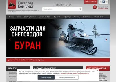 Снимок главной страницы buran-habarovsk.ru