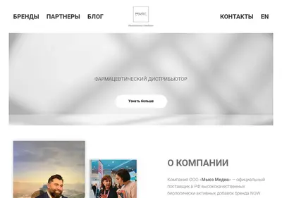 Снимок главной страницы musemedia.su