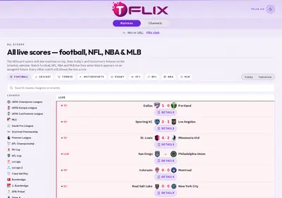 Снимок главной страницы tflix.su